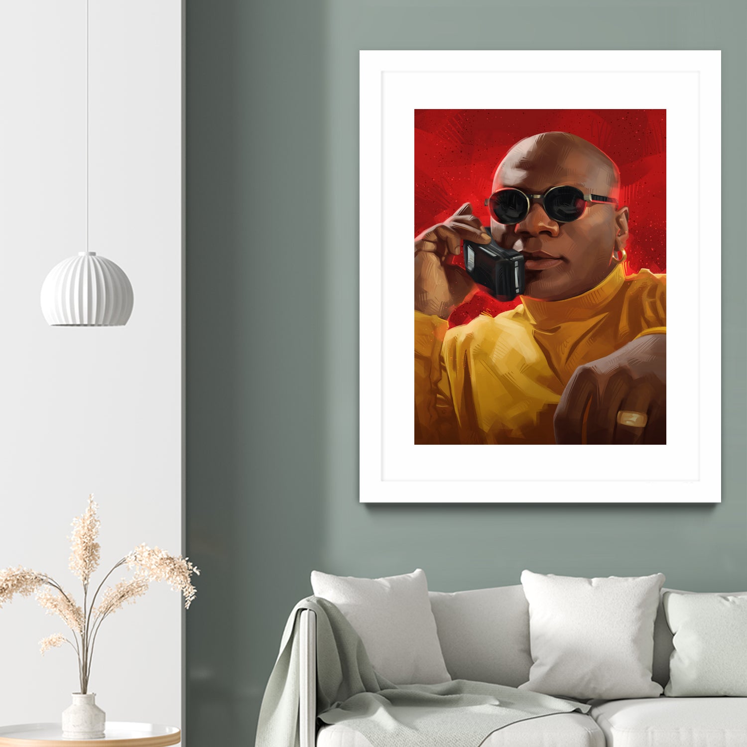 Marsellus Wallace Phone by Nikita Abakumov on GIANT ART - red digital painting