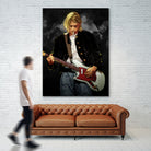 Kurt Cobain Nirvana by Nikita Abakumov on GIANT ART - black digital painting