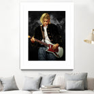 Kurt Cobain Nirvana by Nikita Abakumov on GIANT ART - black digital painting