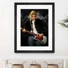 Kurt Cobain Nirvana by Nikita Abakumov on GIANT ART - black digital painting