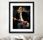 Kurt Cobain Nirvana by Nikita Abakumov on GIANT ART - black digital painting