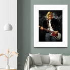 Kurt Cobain Nirvana by Nikita Abakumov on GIANT ART - black digital painting