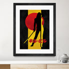 Kill Bill Silhouette by Nikita Abakumov on GIANT ART - yellow digital painting