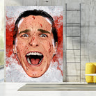 American Psycho Scream by Nikita Abakumov on GIANT ART - red digital painting