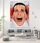 American Psycho Scream by Nikita Abakumov on GIANT ART - red digital painting