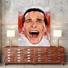 American Psycho Scream by Nikita Abakumov on GIANT ART - red digital painting