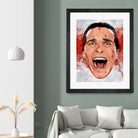 American Psycho Scream by Nikita Abakumov on GIANT ART - red digital painting