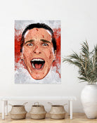 American Psycho Scream by Nikita Abakumov on GIANT ART - red digital painting