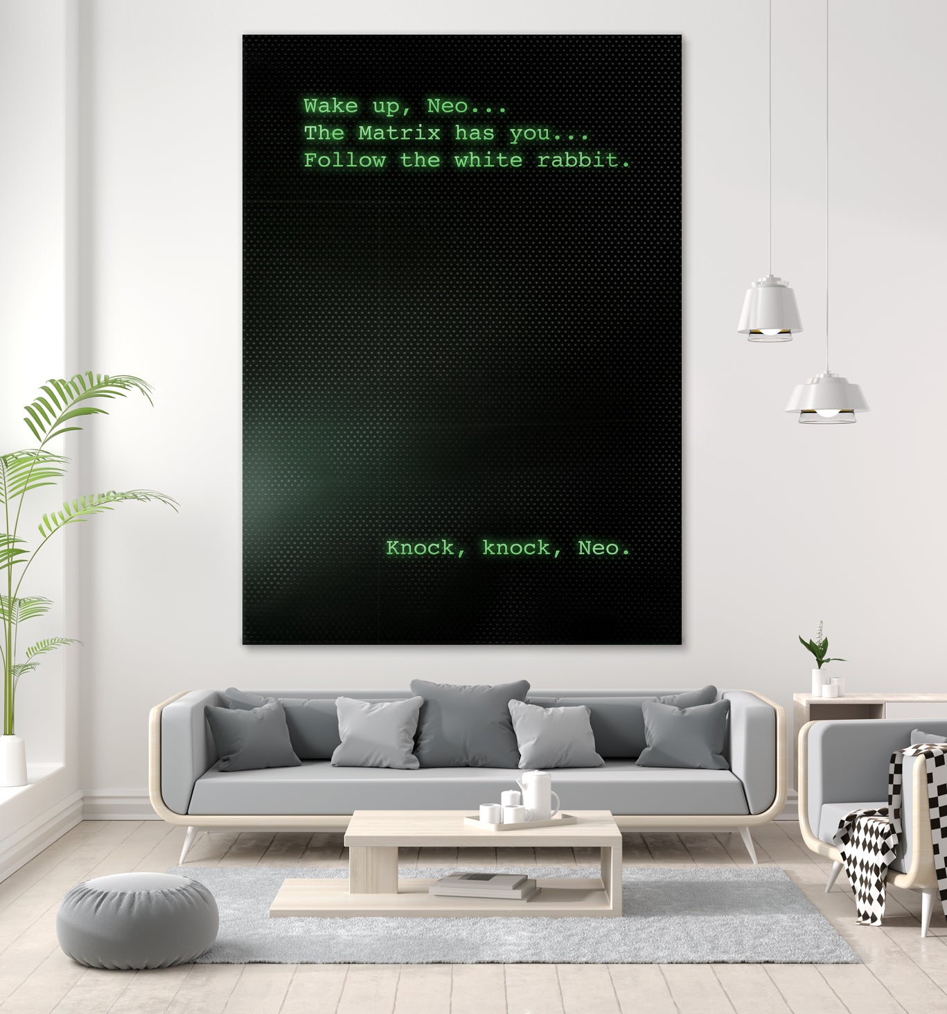 The Matrix Wake Up by Nikita Abakumov on GIANT ART - green digital painting