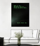 The Matrix Wake Up by Nikita Abakumov on GIANT ART - green digital painting