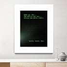 The Matrix Wake Up by Nikita Abakumov on GIANT ART - green digital painting