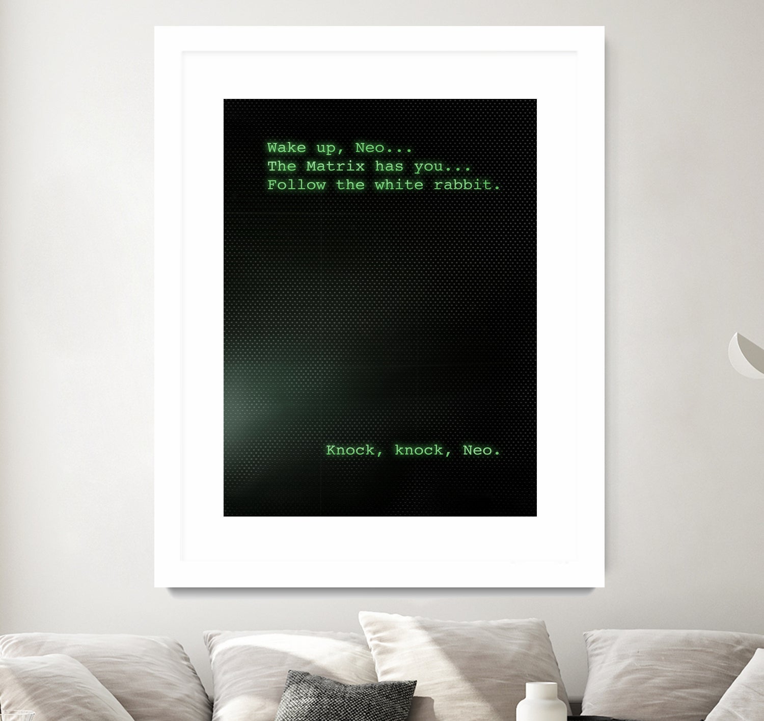 The Matrix Wake Up by Nikita Abakumov on GIANT ART - green digital painting