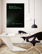 The Matrix Wake Up by Nikita Abakumov on GIANT ART - green digital painting