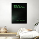 The Matrix Wake Up by Nikita Abakumov on GIANT ART - green digital painting