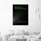 The Matrix Wake Up by Nikita Abakumov on GIANT ART - green digital painting