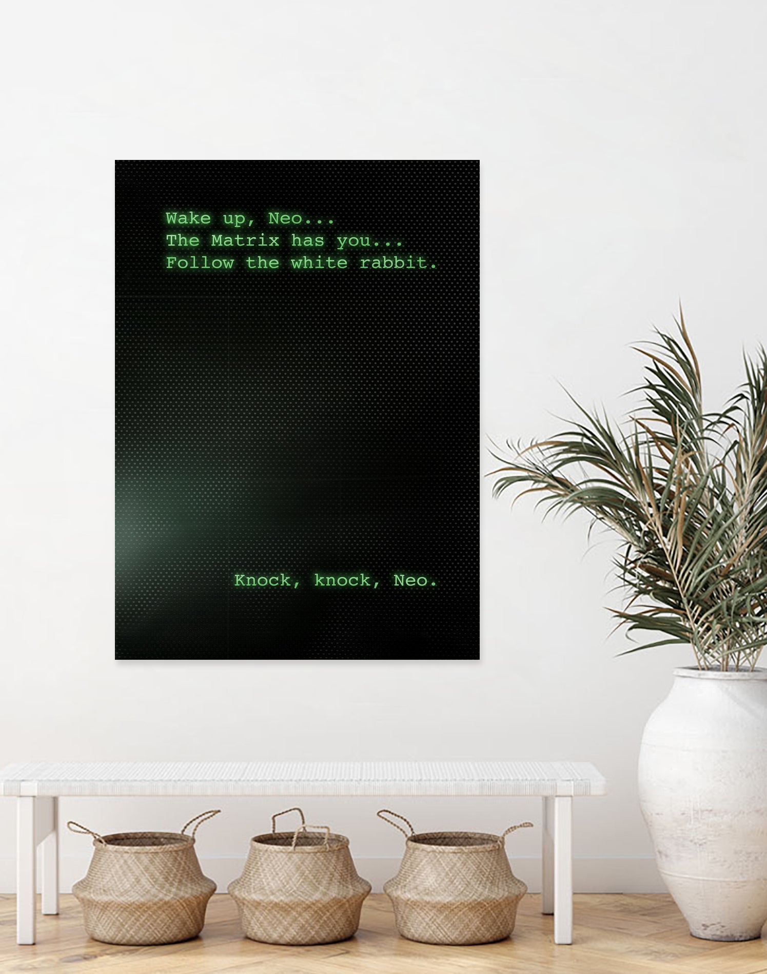 The Matrix Wake Up by Nikita Abakumov on GIANT ART - green digital painting