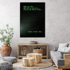 The Matrix Wake Up by Nikita Abakumov on GIANT ART - green digital painting