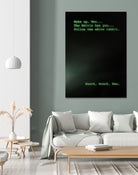 The Matrix Wake Up by Nikita Abakumov on GIANT ART - green digital painting