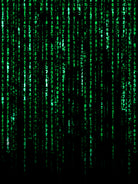 The Matrix Code by Nikita Abakumov on GIANT ART - green digital painting