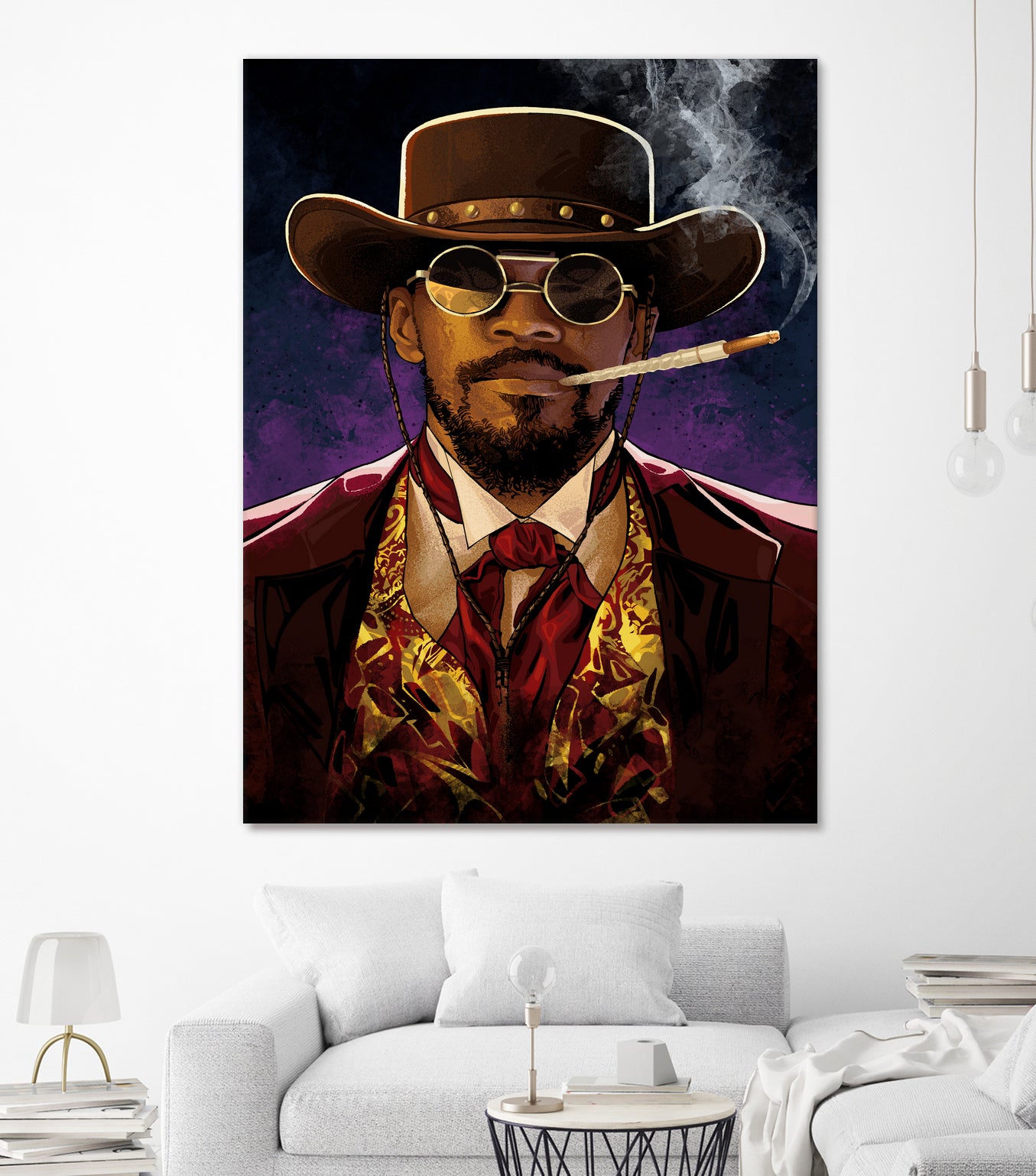 Django by Nikita Abakumov on GIANT ART - red digital painting