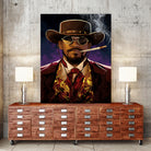 Django by Nikita Abakumov on GIANT ART - red digital painting
