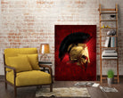 300 Spartan Helmet by Nikita Abakumov on GIANT ART - red digital painting