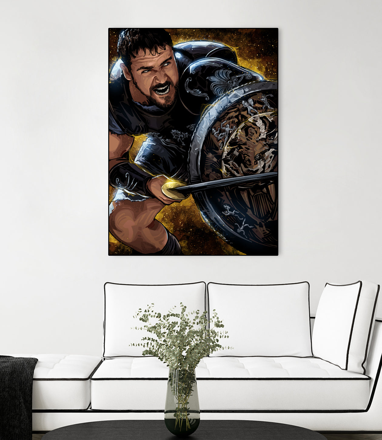 Gladiator by Nikita Abakumov on GIANT ART - brown digital painting