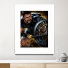 Gladiator by Nikita Abakumov on GIANT ART - brown digital painting