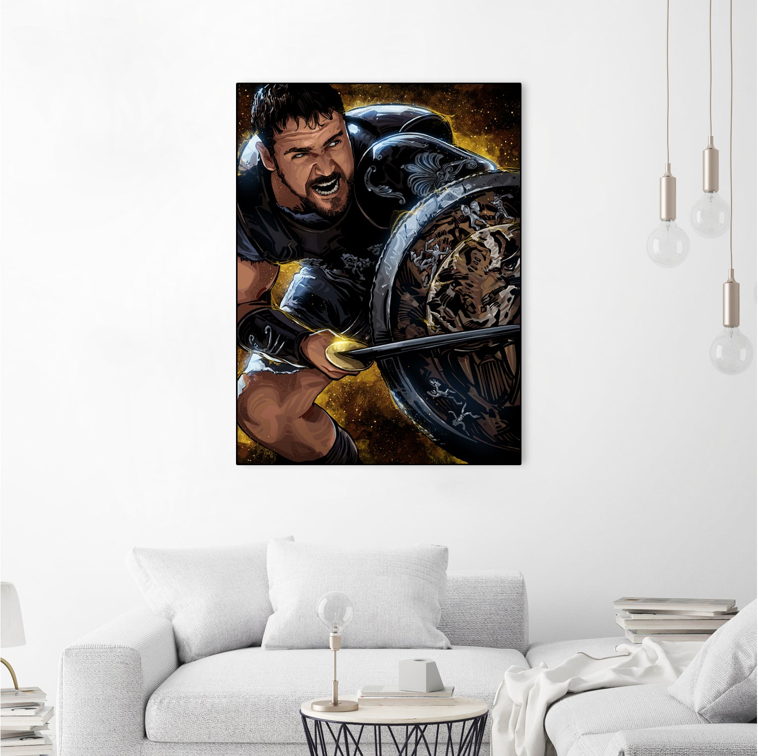 Gladiator by Nikita Abakumov on GIANT ART - brown digital painting