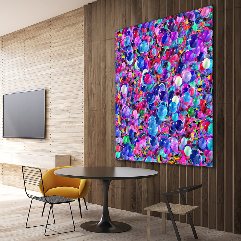 Marbles I by Tenyo Marchev on GIANT ART - fuchsia 3d art