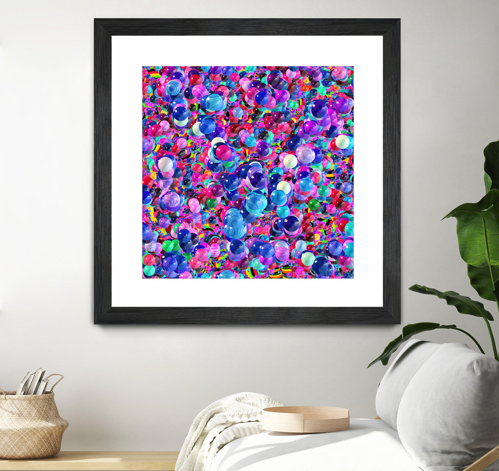 Marbles I by Tenyo Marchev on GIANT ART - fuchsia 3d art