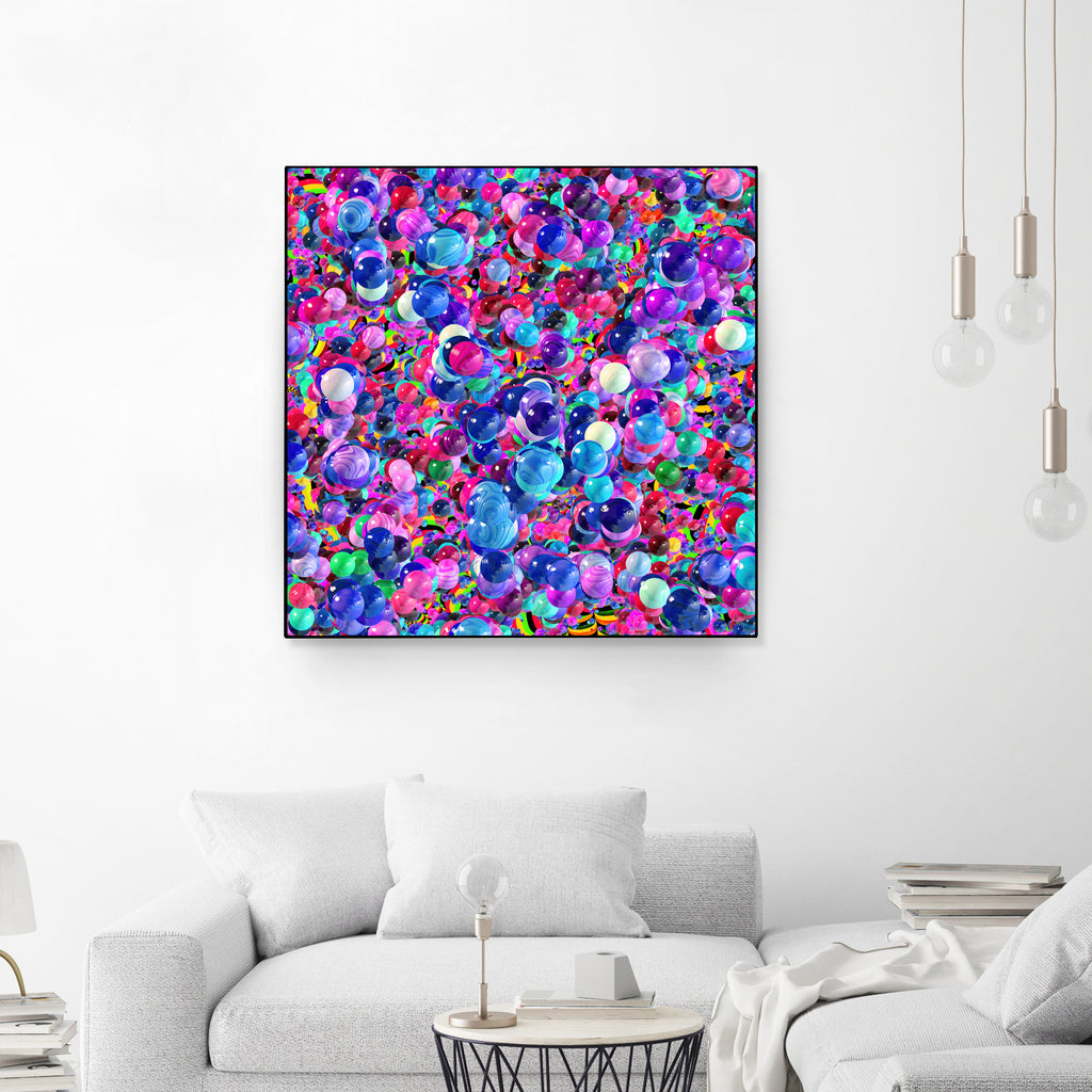 Marbles I by Tenyo Marchev on GIANT ART - fuchsia 3d art