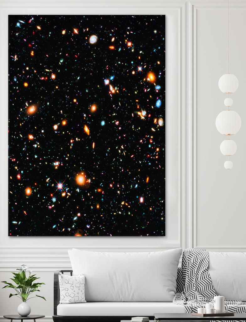 Hubble Ultra Deep Field by Ed Trickett on GIANT ART - black photo manipulation