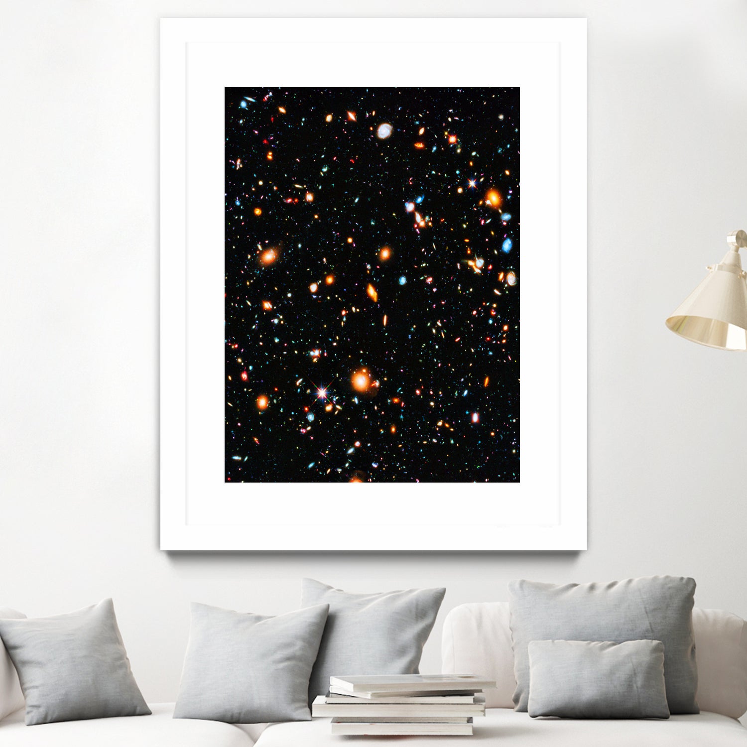 Hubble Ultra Deep Field by Ed Trickett on GIANT ART - black photo manipulation