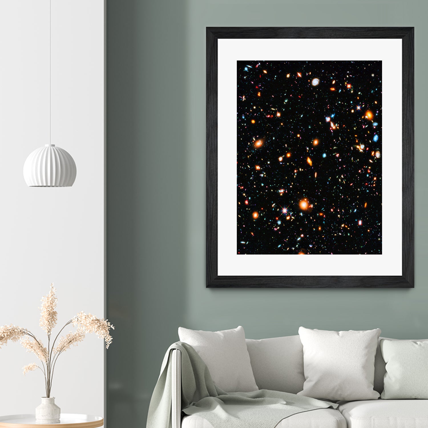 Hubble Ultra Deep Field by Ed Trickett on GIANT ART - black photo manipulation