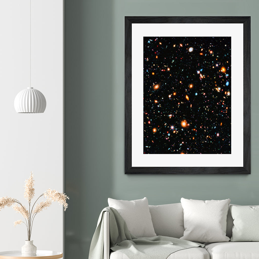 Hubble Ultra Deep Field by Ed Trickett on GIANT ART - black photo manipulation