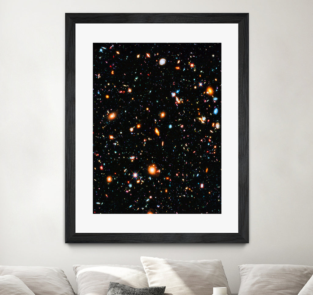 Hubble Ultra Deep Field by Ed Trickett on GIANT ART - black photo manipulation