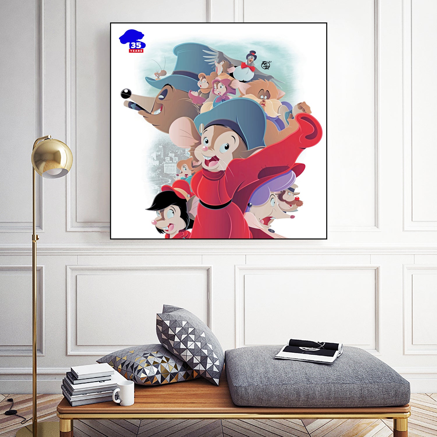 An American Tail - 35th Anniversary by Pierre Redmon on GIANT ART - white digital drawing