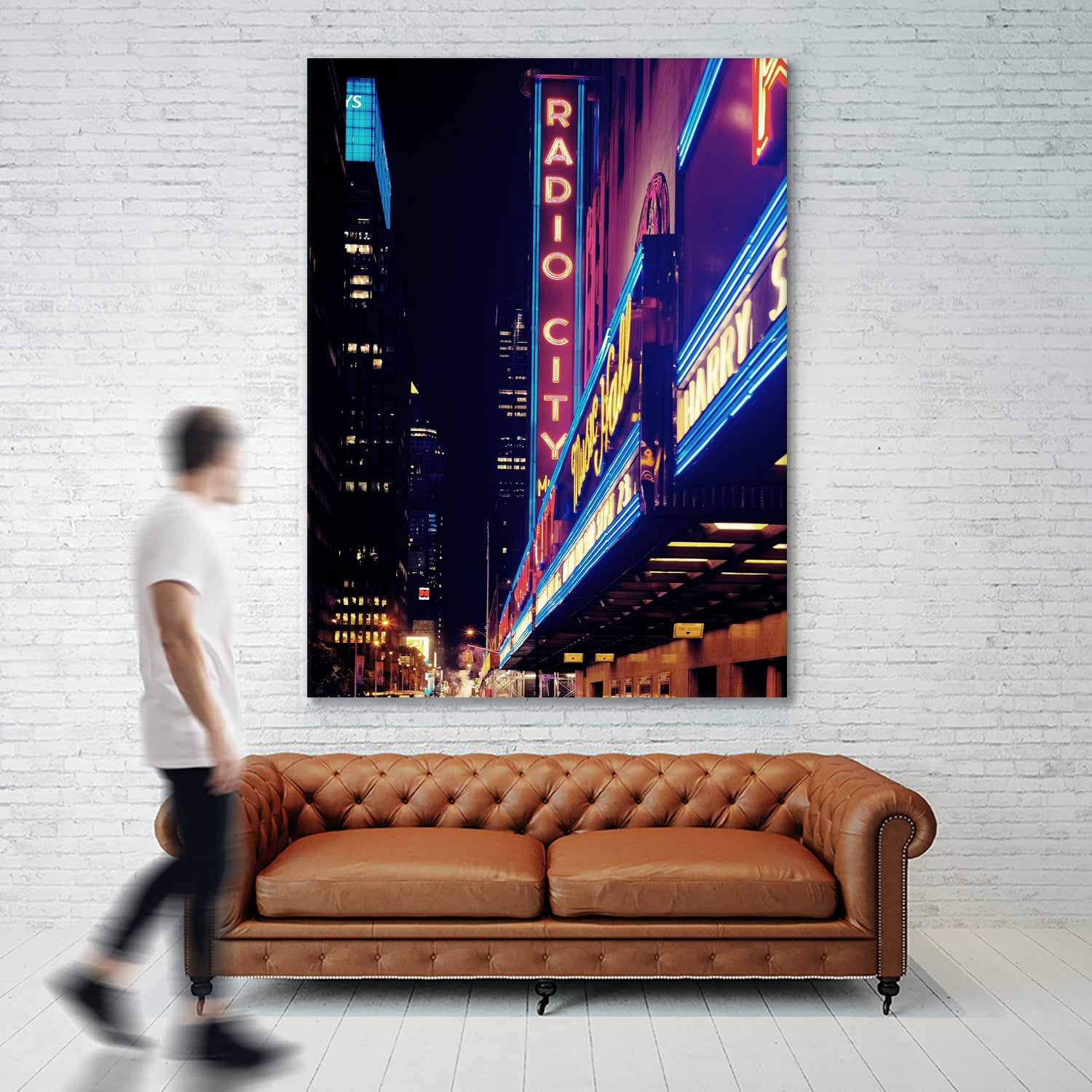 New York by Nikita Abakumov on GIANT ART - fuchsia photo illustration