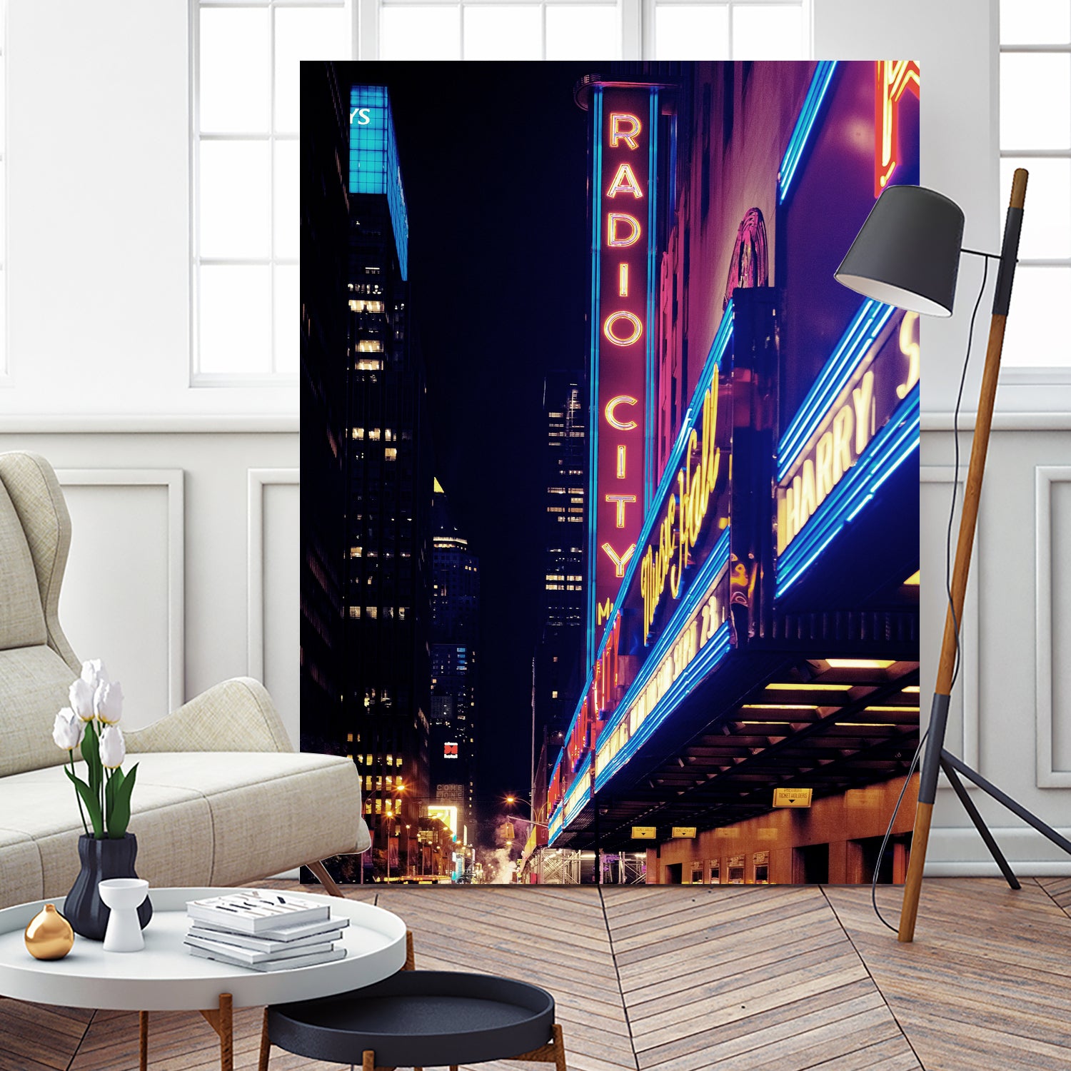 New York by Nikita Abakumov on GIANT ART - fuchsia photo illustration