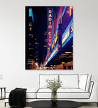 New York by Nikita Abakumov on GIANT ART - fuchsia photo illustration