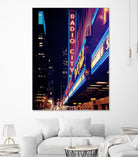 New York by Nikita Abakumov on GIANT ART - fuchsia photo illustration