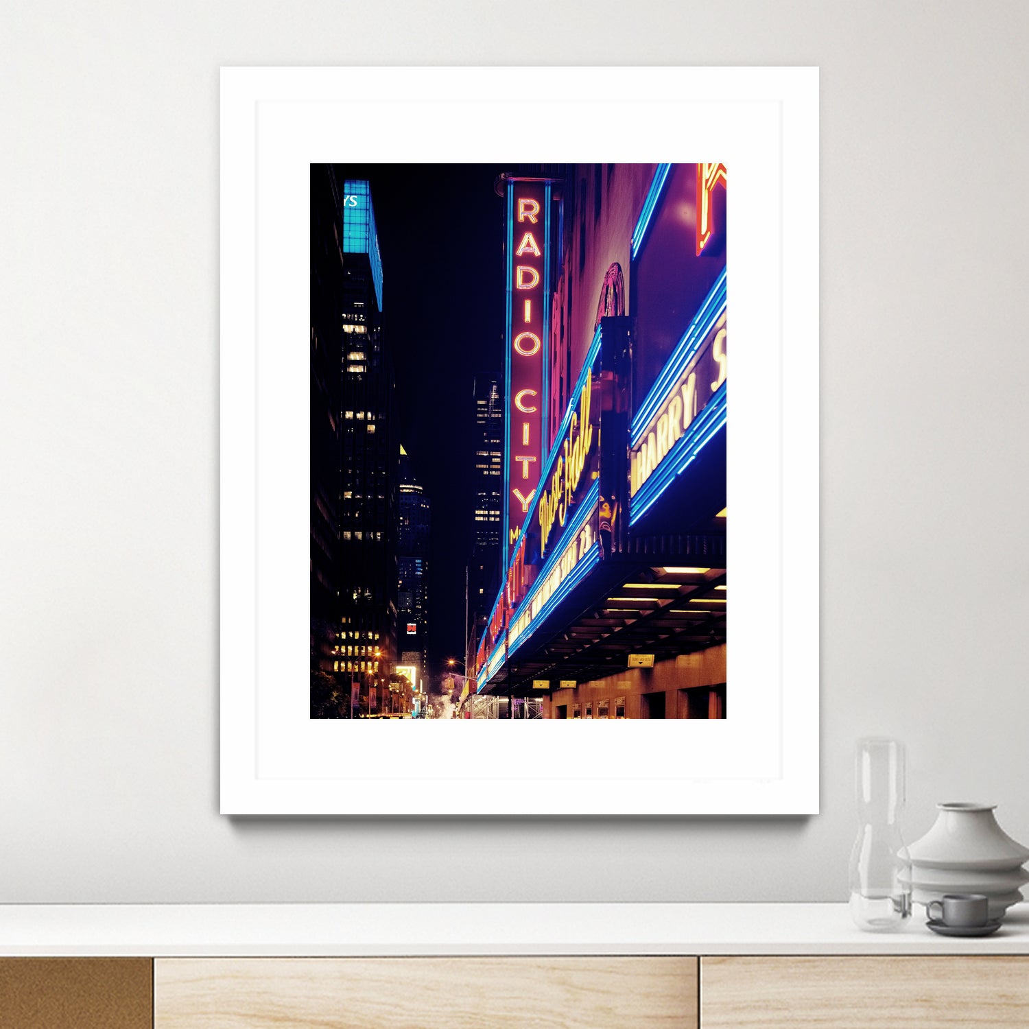 New York by Nikita Abakumov on GIANT ART - fuchsia photo illustration