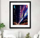 New York by Nikita Abakumov on GIANT ART - fuchsia photo illustration