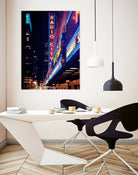 New York by Nikita Abakumov on GIANT ART - fuchsia photo illustration