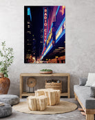 New York by Nikita Abakumov on GIANT ART - fuchsia photo illustration