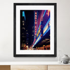 New York by Nikita Abakumov on GIANT ART - fuchsia photo illustration