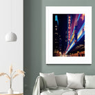 New York by Nikita Abakumov on GIANT ART - fuchsia photo illustration