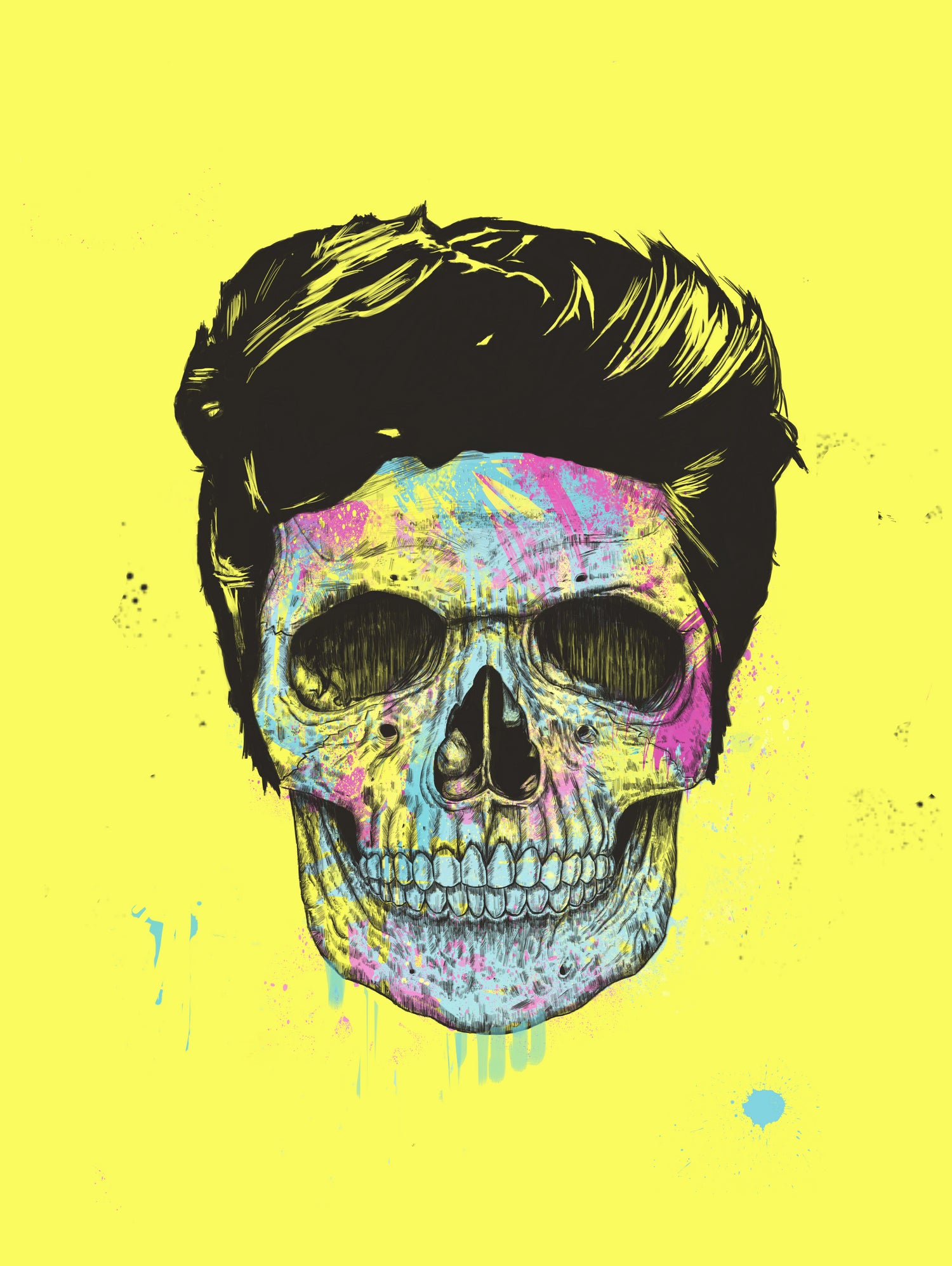 Color your death by Solti Balázs on GIANT ART - yellow digital painting