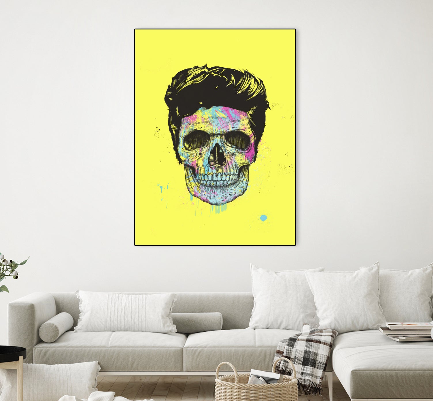 Color your death by Solti Balázs on GIANT ART - yellow digital painting